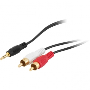 3Mtr 3.5mm STEREO TO 2 x RCA