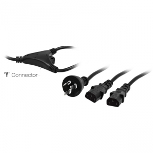 2M Y POWER CABLE 3PIN-2 IEC F