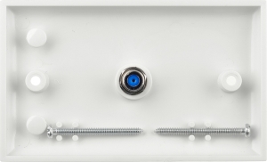 Wallplate F Type with 3GHz Bar