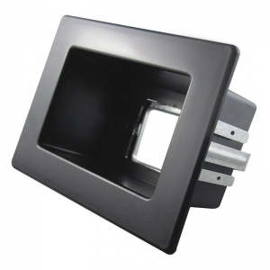 Recessed Wall Point Single Blk