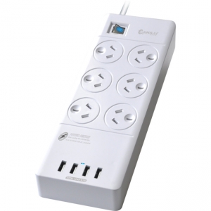 6 Outlet Surge Protect USB x 4
